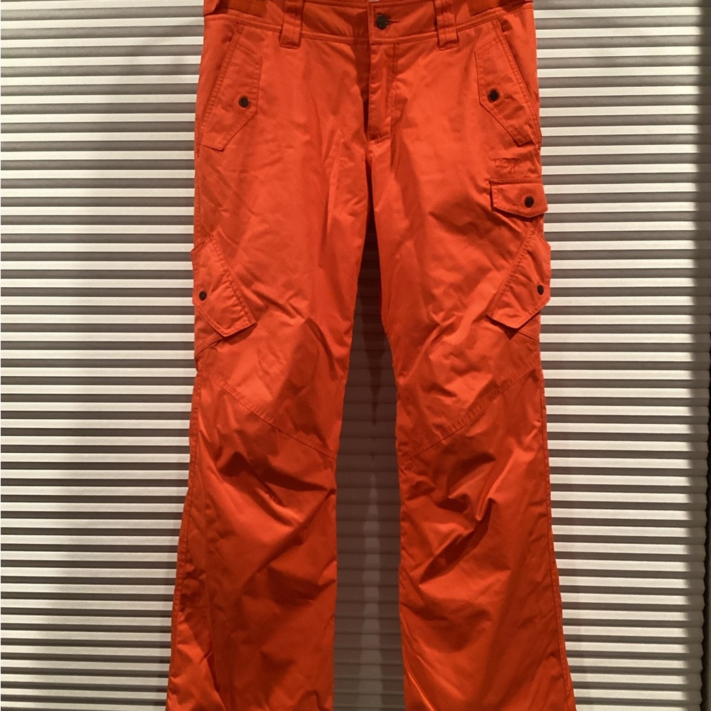 Orage Women's Orange Outdoor Cargo Pants
